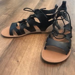 BLACK Gap Gladiator Sandal